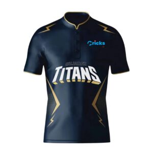 Gujrat Titans IPL Replica Cricket Jersey (GT With Name Personalization)