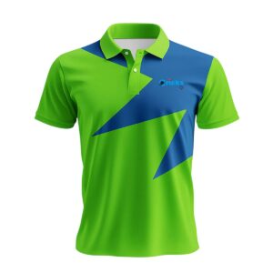 Customised Cricket Jerseys Green & Blue