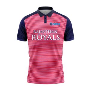 Rajasthan Royals IPL Replica Cricket Jersey (RR IPL Jersey with Name Personalization)