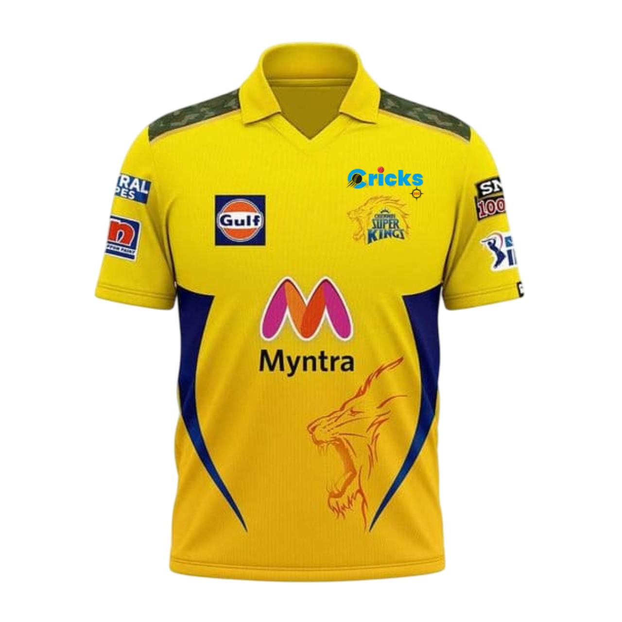 CSK IPL Jersey Customised T-Shirts
