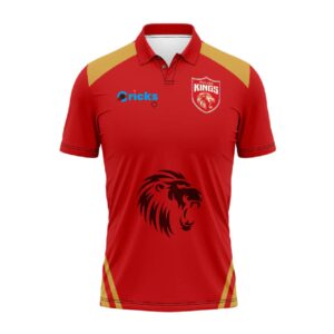 Punjab Kings IPL Replica Jersey 2022 (PK 2022 With Name Personalization)