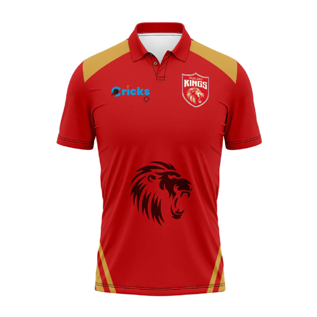 Punjab Kings IPL Replica Jersey 2022 (PK 2022 With Name Personalization)