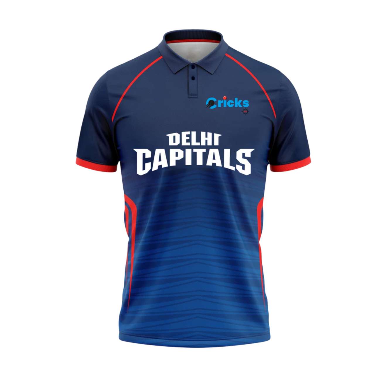 Delhi Capitals New IPL Replica Jersey (DC With Name Personalization)