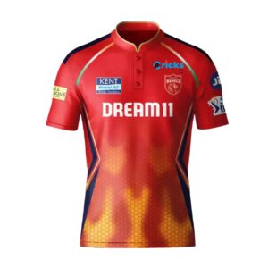 Punjab Kings 2025 IPL Replica Jersey (PBKS 2025 With Name Personalization)