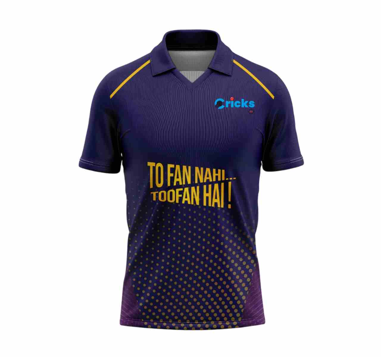 Customized Cricket KKR Fans Jersey Sports Wear