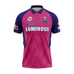 Rajasthan Royals 2025 IPL Replica Cricket Jersey (RR 2025 IPL Jersey with Name Personalization)