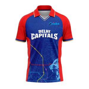 Delhi Capitals New IPL Replica Jersey (DC With Name Personalization)