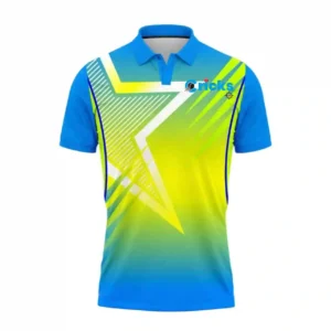 Dot Knit Fabric Cricket Jersey
