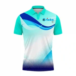 Customised Cricket Team Jerseys Blue & Green